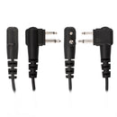 Arrowmax APM250-ASK75CS35L-M1 IP56 Waterproof Shoulder Speaker MIC with Listen Only Clear Tube Compatible with Motorola CP200D CP100D R2 DEP450 BPR40D CP200 CP185 BPR40 Yaesu FT-65 FT-25 FT-4X/V