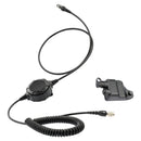 ArrowMax CABLE-AHDH02PTT-HR6M-HA02 6-Pin Quick Disconnect Hirose Replacement Headset PTT Cable Compatible with Harris M/A-COM P5300 P5400 P5500 P7300