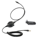 ArrowMax CABLE-AHDH02PTT-HR6M-M5 6-Pin Quick Disconnect Hirose Replacement Headset PTT Cable Compatible with Motorola GP328 HT750 HT1250 PRO7550 PRO7750 MTX850