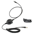 ArrowMax CABLE-AHDH02PTT-HR6M-M9 6-Pin Quick Disconnect Hirose Replacement Headset PTT Cable Compatible with Motorola APX6000 APX7000 APX8000 XPR6350 XPR6550 XPR7550 XPR7350e XPR7550e XPR7580e APX 6000 7000 8000 XPR 6550 7550 7550e