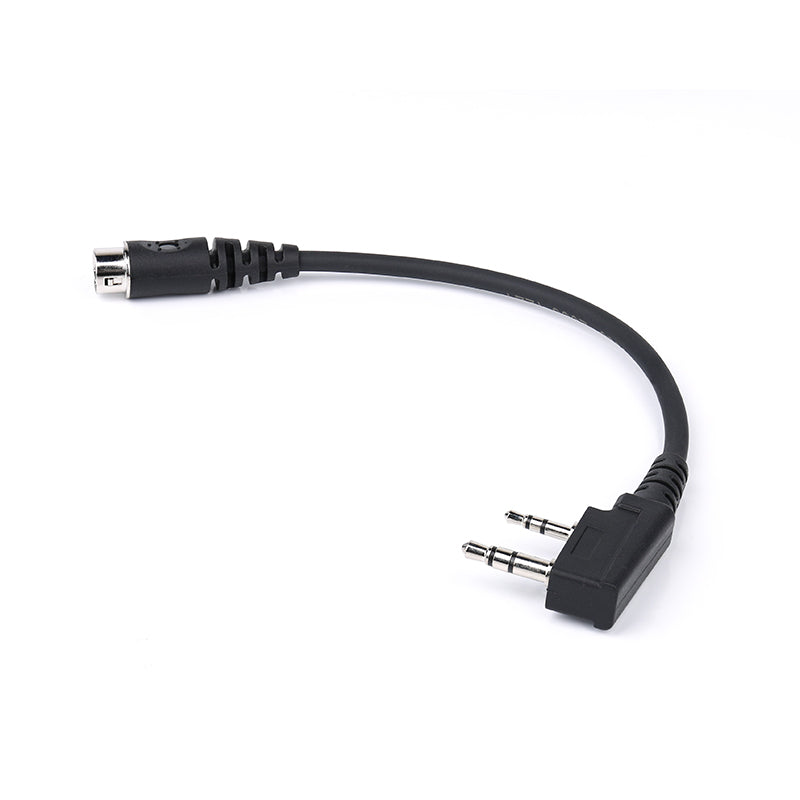 ArrowMax ACDK2-HR6F 6-Pin Quick Disconnect Hirose Adaptor Compatible with BaoFeng BTECH UV-5R UV-5RA UV-5RE UV-5R3 BF-F8HP UV-82HP Kenwood 2-PIN Radios NX-1200 NX-1300 NX-P1200 NX-P1300