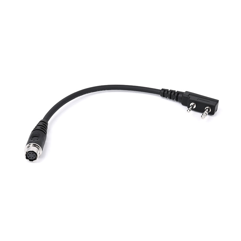 ArrowMax ACDK2-HR6F 6-Pin Quick Disconnect Hirose Adaptor Compatible with BaoFeng BTECH UV-5R UV-5RA UV-5RE UV-5R3 BF-F8HP UV-82HP Kenwood 2-PIN Radios NX-1200 NX-1300 NX-P1200 NX-P1300