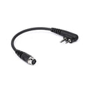 ArrowMax ACDM1-HR6F 6-Pin Quick Disconnect Hirose Adaptor Compatible with Motorola CP200D CP100D R2 DEP450 BPR40D CP200 CP185 BPR40 Yaesu FT-65 FT-25 FT-4X/V