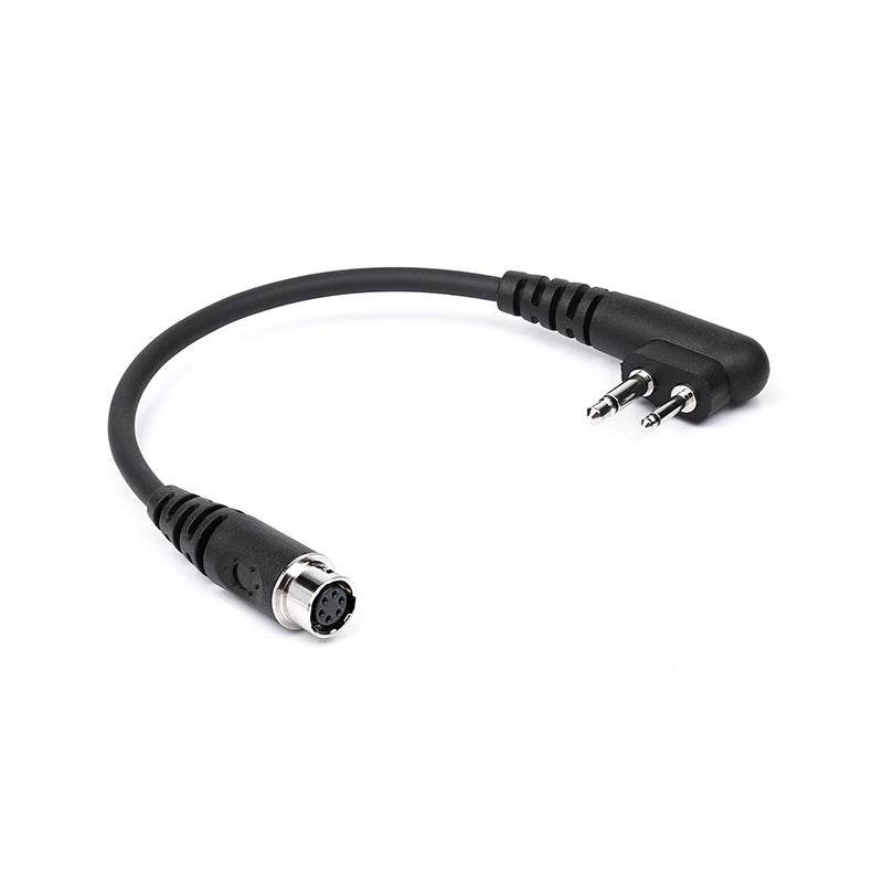 ArrowMax ACDM1-HR6F 6-Pin Quick Disconnect Hirose Adaptor Compatible with Motorola CP200D CP100D R2 DEP450 BPR40D CP200 CP185 BPR40 Yaesu FT-65 FT-25 FT-4X/V