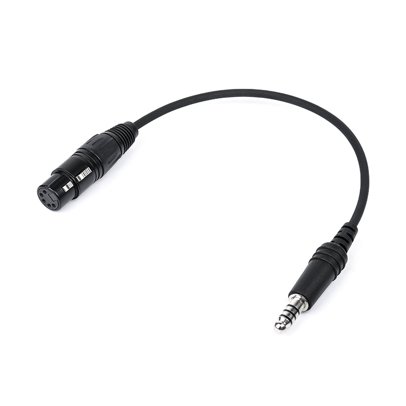 ArrowMax AD-ABXF-U174M Airbus 5 Pin XLR to U174 Helicopter Adapter, Durable Molded Connectors