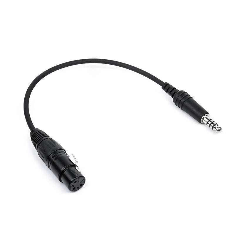 ArrowMax AD-ABXF-U174M Airbus 5 Pin XLR to U174 Helicopter Adapter, Durable Molded Connectors