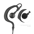 ArrowMax AEH1500-M1 G-Shape Earhanger Compatible with Motorola CP200D CP100D R2 DEP450 BPR40D CP200 CP185 BPR40 Yaesu FT-65 FT-25 FT-4X/V