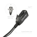 ArrowMax AEH1500-M1 G-Shape Earhanger Compatible with Motorola CP200D CP100D R2 DEP450 BPR40D CP200 CP185 BPR40 Yaesu FT-65 FT-25 FT-4X/V