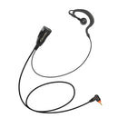 Arrowmax AEH1500-M12 G-Shape Style Braided Cable Earpiece Style In-line PTT Compatible with Motorola Two-Way Radios SL7550e SL7580 SL300 SL3500e SL4000 SL8550e SL1K TLK100 DLR110 Curve