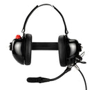 ArrowMax AHDH0032-BK-M1 Behind-The-Head Dual Muff PNR Headset with PTT and Noise Cancelling MIC for Motorola CP200 RMU2080