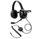 ArrowMax AHDH0032-BK-Y2 Behind-The-Head Dual Muff PNR Headset with PTT and Noise Cancelling MIC for Vertex EVX-S24 VX-270R