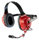 Arrowmax AHDH0032-RD Behind-The-Head Dual Muff PNR Noise Cancelling Headset Red Color