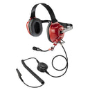Arrowmax AHDH0032-RD-M17 Behind-The-Head Noise Cancelling Headset Compatible with Motorola R7 MXP600 ION Series