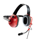 ArrowMax AHDH0032-RD-M7 Behind-The-Head Dual Muff PNR Headset with PTT and Noise Cancelling MIC for Motorola XTS5000 MTS2000