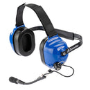 ArrowMax AHDH0033D-BU-PTT-K3 Noise-Isolating Headset with Gel-Foam Ear Pads and PTT for Kenwood NX-3200 NX-5200