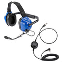 ArrowMax AHDH0033D-BU-PTT-M1 Noise-Isolating Headset with Gel-Foam Ear Pads and PTT Compatible with Motorola CP200D CP100D R2 DEP450 BPR40D (With Dynamic Noise-Canceling Microphone)