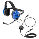 Arrowmax AHDH0033D-BU-PTT-M17 Noise-Isolating Headset with Gel-Foam Ear Pads and PTT Compatible with Motorola MOTOTRBO R7 MXP600 ION APX N70 N50 N30