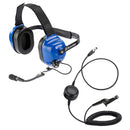 ArrowMax AHDH0033D-BU-PTT-M9 Noise-Isolating Headset with Gel-Foam Ear Pads and PTT Compatible with Motorola Radios APX6000 APX7000 APX8000 XPR6350 XPR6550 XPR7550 XPR7350e XPR7550e XPR7580e APX 6000 7000 8000 XPR 6550 7550 7550e