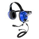 ArrowMax AHDH0033D-BU-SC-M1 Motorsports Pit Crews 23dB Noise Reduction Racing Headphone Compatible with Motorola CP200D CP100D R2 DEP450 BPR40D (With Dynamic Noise-Canceling Microphone)