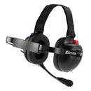ArrowMax AHDH0033D-MT-DPTT Dual Radio Headset with Red/Blue PTT, 23dB NRR & Dual XLR5 Plug