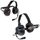 ArrowMax AHDH0033D-MT-DPTT Dual Radio Headset with Red/Blue PTT, 23dB NRR & Dual XLR5 Plug