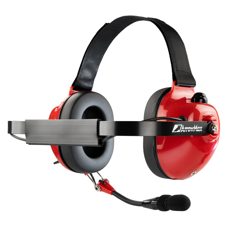 Arrowmax AHDH0033D-RD-SC-M1 Noise Reduction Behind The Head Headset with Adaptor Cable for Two Way Racing Radios Compatible with Motorola CP200D CP100D R2 DEP450 BPR40D CP200 CP185 BPR40 CLS1410 CLS1110 DTR700 DTR650 RDU4100 RDU4160D RMU2040 RMU2080D CLS