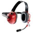 Arrowmax AHDH0033D-RD-SC-M1 Noise Reduction Behind The Head Headset with Adaptor Cable for Two Way Racing Radios Compatible with Motorola CP200D CP100D R2 DEP450 BPR40D CP200 CP185 BPR40 CLS1410 CLS1110 DTR700 DTR650 RDU4100 RDU4160D RMU2040 RMU2080D CLS