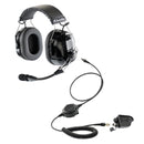 ArrowMax AHDH0042-BK-PTT-HA02 Over The Head Noise Cancelling Headphone Compatible with Harris M/A-COM P5300 P5400 P5500 P7300 (Copy)