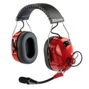 ArrowMax AHDH0042-RD Over The Head Noise Cancelling Headphone Red