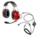 ArrowMax AHDH0042-RD-K30-8PIN Noise Cancelling Headset Compatible with Kenwood RJ45 8-Pin TM-261A TM-271A TM-461A TM-471A TK-80 TK-90 TK-980