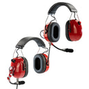 ArrowMax AHDH0042-RD-M1 Noise Cancelling Headset Compatible with Motorola CP200D CP100D R2 DEP450 BPR40D CP200 CP185 BPR40 Yaesu FT-65 FT-25 FT-4X/V