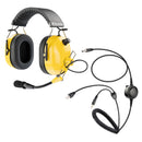 ArrowMax AHDH0042-YW-K30-8PIN Noise Cancelling Headset Compatible with Kenwood RJ45 8-Pin TM-261A TM-271A TM-461A TM-471A TK-80 TK-90 TK-980