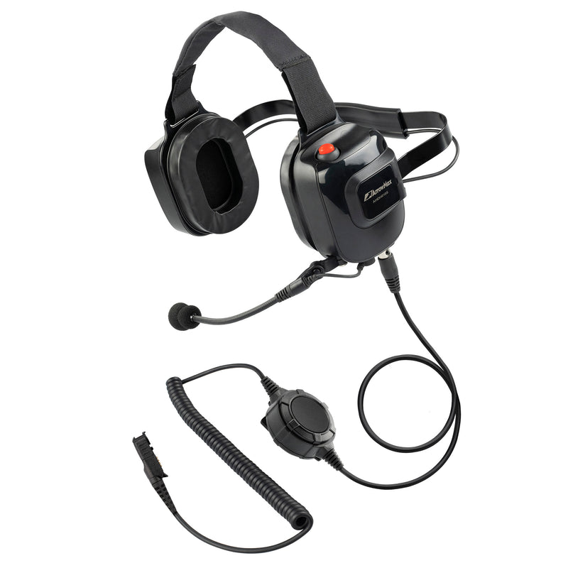 ArrowMax AHDH0135-BK-AX Noise Cancelling Headset for Motorola XPR3300 XPR3500