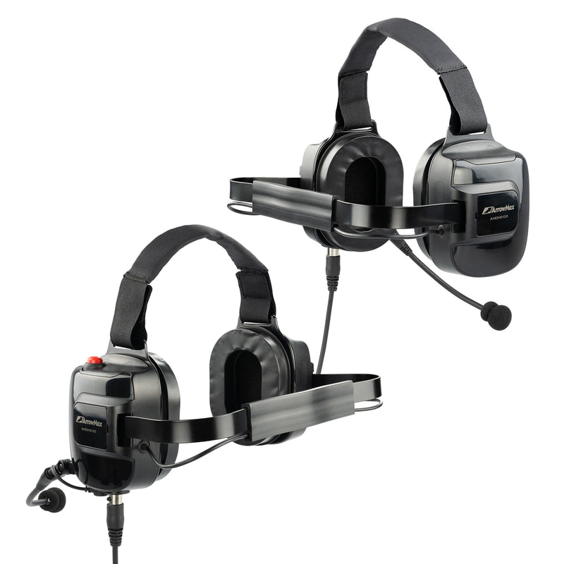 ArrowMax AHDH0135-BK-I2 Noise Cancelling Headset for ICOM IC-F1000 IC-F2000 IC-F3000 IC-F4000