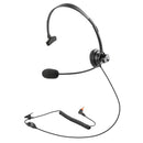 ArrowMax AHDH1000-M12 Single Muff Headset for Motorola Two-Way Radios SL7550e SL7580 SL300 SL3500e SL4000 SL8550e SL1K TLK100 DLR110 Curve