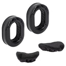 Arrowmax AHEPC-10C Ultra Plush Silicone Gel Pad Ear Seal Replacement with Comfort Cover for Aviation, Racing, Safety Style Headsets fit AHDH0032 AHDH0042 AHDH0033D AHDH0042A ASH1042 (Sold in Pairs)