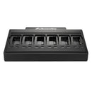ArrowMax AK6R0031-120-V3 Six Unit Rapid Bank Charger for Kenwood KNB-45 NX-240M