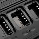 ArrowMax AK6R0031-120-V3 Six Unit Rapid Bank Charger for Kenwood KNB-45 NX-240M