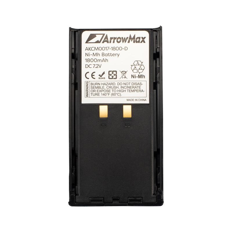 ArrowMax AKCM0017-1800-D Ni-MH Battery for Kenwood TK-190 TK-280