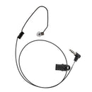 ArrowMax AMAS01B-S-22-35L Black Tubeless Covert High-Definition Listen-Only Earpiece with Balanced Armature Speaker, 3.5mm Connector, Equipped with Medium Ear Tips – Works with Speaker Mics, RSM & PTT Units