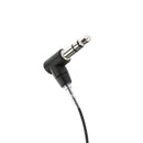 ArrowMax AMAS01B-S-22-35L Black Tubeless Covert High-Definition Listen-Only Earpiece with Balanced Armature Speaker, 3.5mm Connector, Equipped with Medium Ear Tips – Works with Speaker Mics, RSM & PTT Units