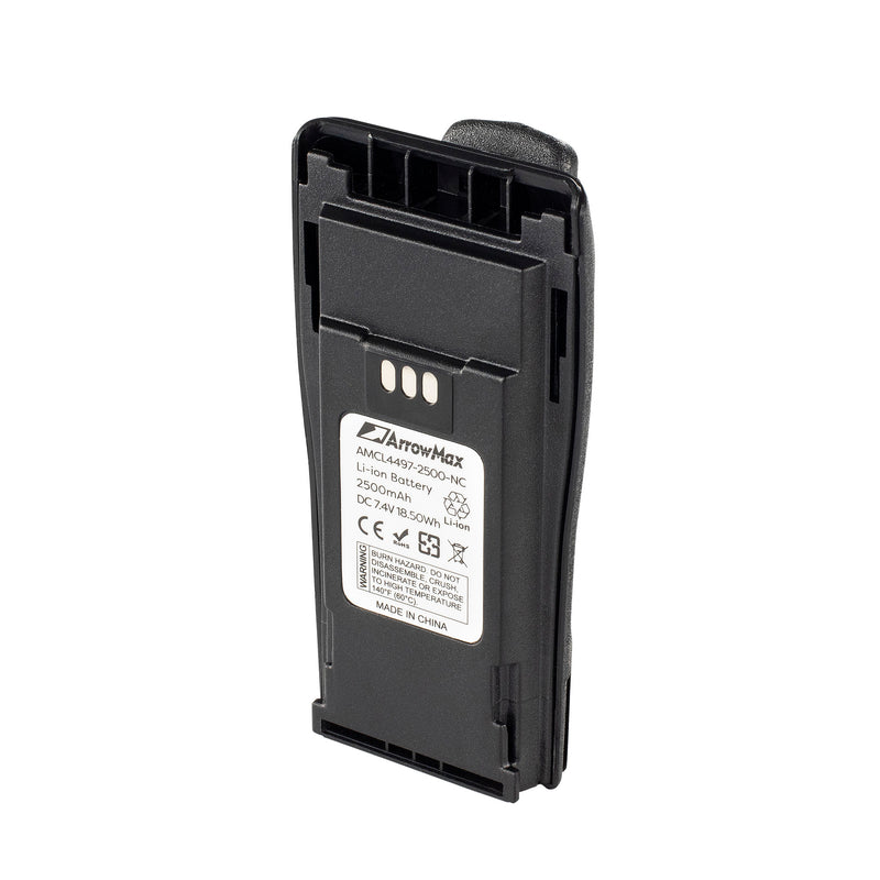 ArrowMax CB6-AMCL4497-2500-D Battery and Charger Combo Motorola CP200 MOTOTRBO CP200D EP450