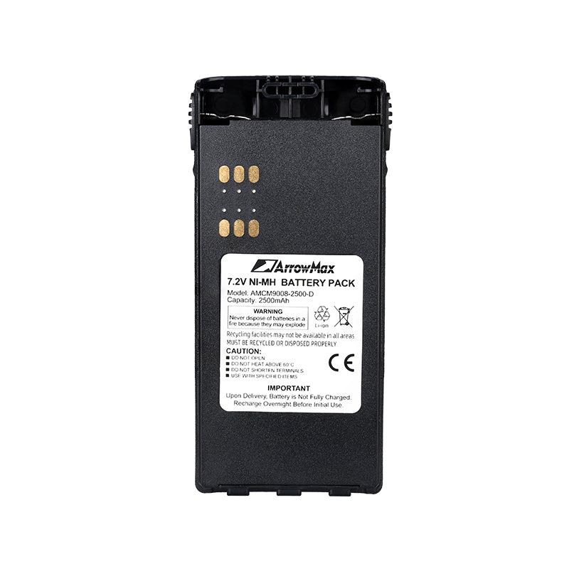 Arrowmax AMCM9008-2500-D Battery for Motorola HT750 HT1250 GP328 as HNN9011 HNN9012 HNN9009 HNN9008