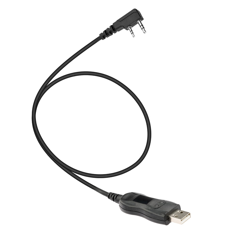 ArrowMax APCUSB-KR22 FTDI USB Programming Cable Compatible with Kenwood 2-Pin K1 Plug BTECH BoaFeng UV-5R BF-F8HP UV-82HPas KPG-22