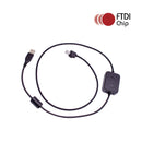 ArrowMax APCUSB-MM2000 FTDI USB Programming Cable for Motorola GM1100 GM1200 GM2000 GM900 MC2100 MC900 MCS2000 MCS2100