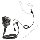Arrowmax APM250-ASK75CS35L-M1 IP56 Waterproof Shoulder Speaker MIC with Listen Only Clear Tube Compatible with Motorola CP200D CP100D R2 DEP450 BPR40D CP200 CP185 BPR40 Yaesu FT-65 FT-25 FT-4X/V