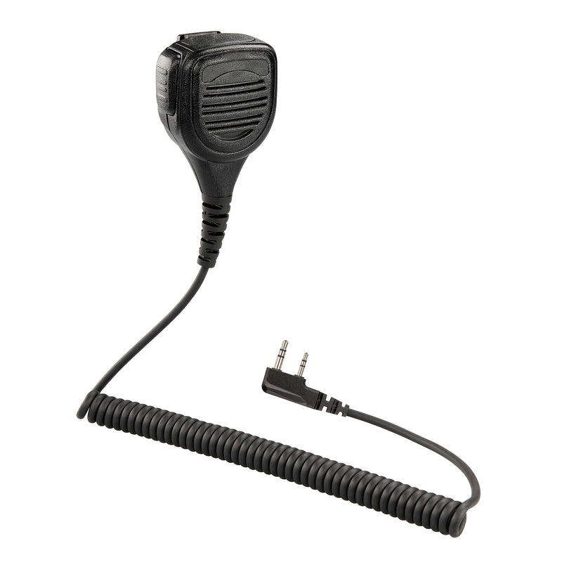 ArrowMax APM250-K2 Heavy Duty Speaker Microphone Compatible with BaoFeng BTECH UV-5R UV-5RA UV-5RE UV-5R3 BF-F8HP UV-82HP Kenwood 2-PIN 2 Pin Radios NX-1200 NX-1300 NX-P1200 NX-P1300 NX-3220 NX-3320 NX-3420 TH-D72A TH-D74A TH-K20A