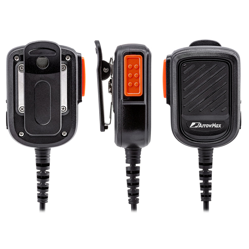 Arrowmax APM350-HR6M-K3 IP56 Waterproof Speaker Microphone Compatible with Kenwood NX-5200 NX-5300 NX-5400 NX-3200 NX-3300 NX-3400 TK-5220 TK-5320