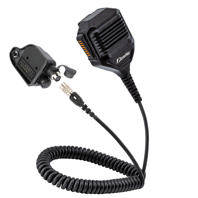 Arrowmax APM450-HR6M-HA02 IP67 Waterproof Speaker Microphone Compatible with Harris M/A-COM P5300 P5400 P5500 P7300