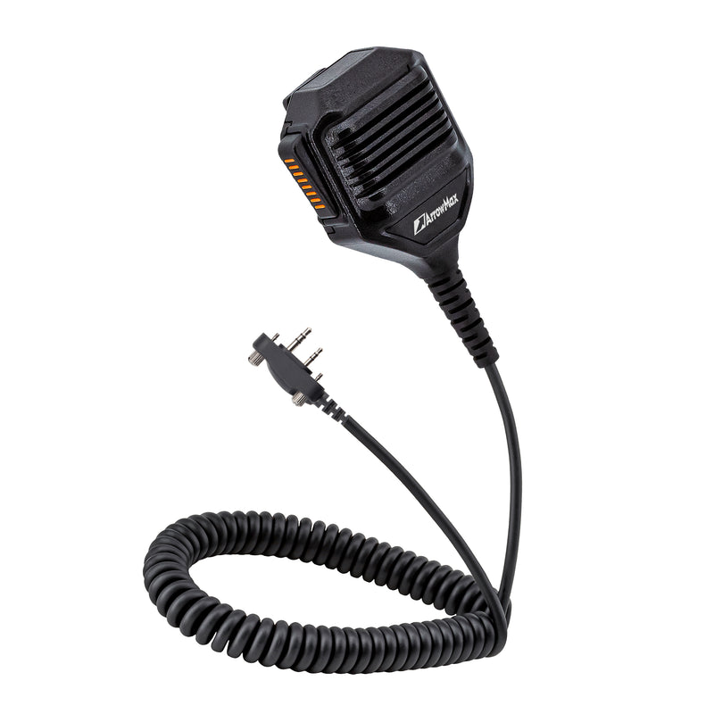 ArrowMax APM450-I2 Weatherproof Heavy Duty IP67 Speaker Mic, Premium Commercial Grade Shoulder Mic for ICOM IC-F1000 IC-F2000 IC-F3000 IC-F4000 IC-V8 IC-V80 BEARCOM BC100